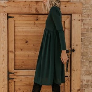 NWT Roolee Evergreen Dress, size Large